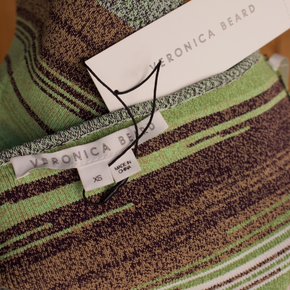 Veronica Beard Velza Knit Green Multi Halter Size XS - Picture 14 of 16
